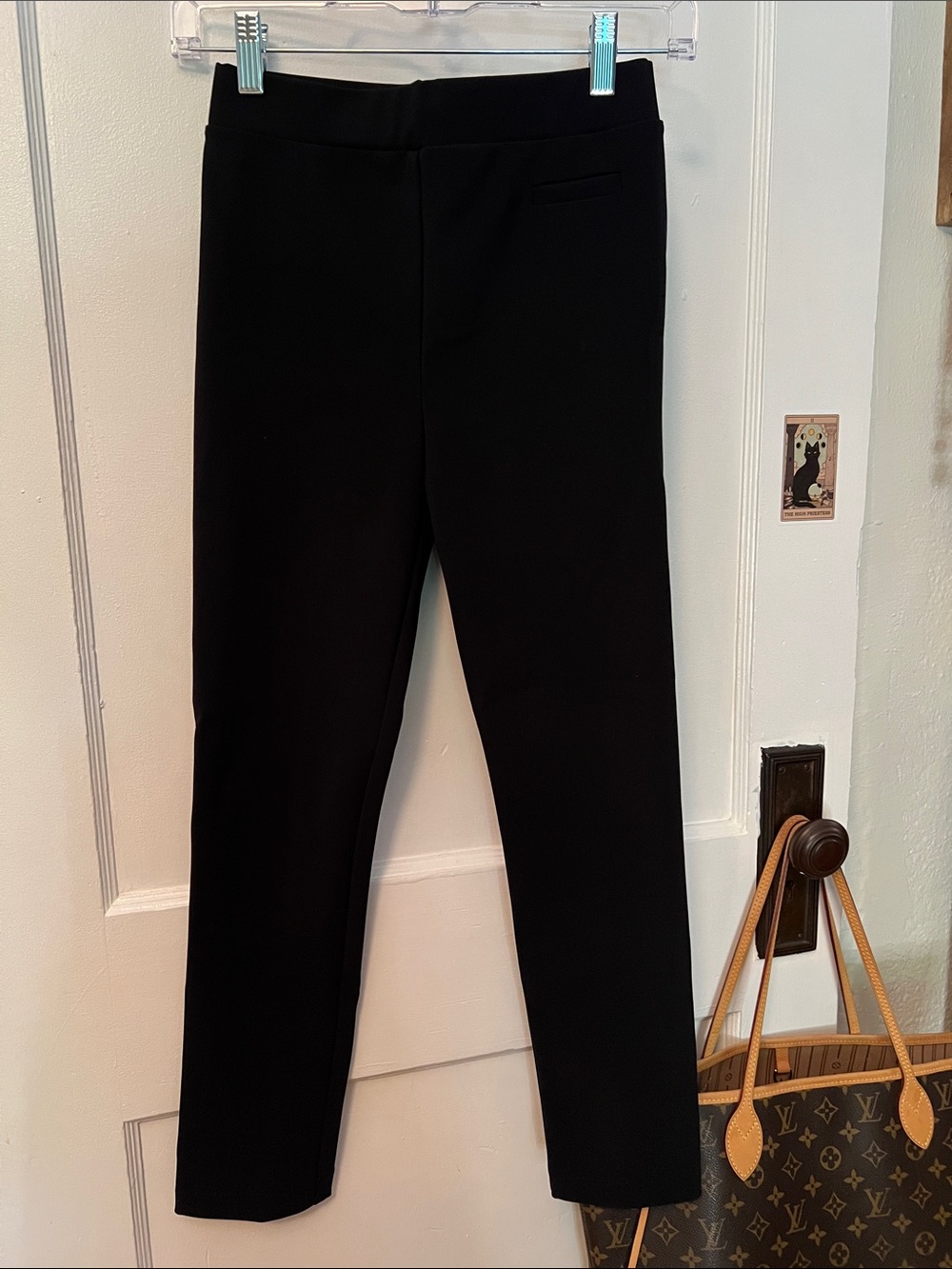 Paire Classic Black Slim Ponte Cigarette Pants